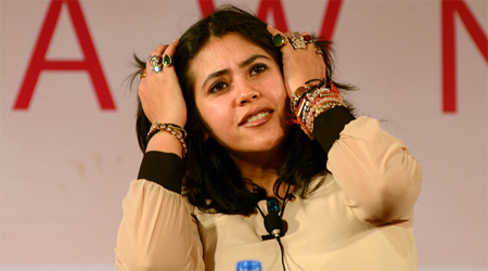 Ekta Kapoors session interrupted at Jaipur lit fest