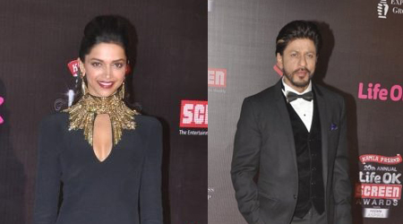 SRK, Deepika win best actor trophies at Screen awards
