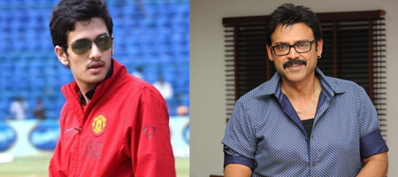 Venkatesh and Akhil for Telugu Warriors 