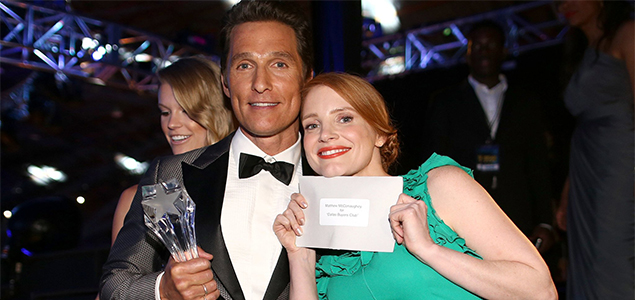 Jessica Chastain finds Interstellar co star Matthew McConaughey gorgeous