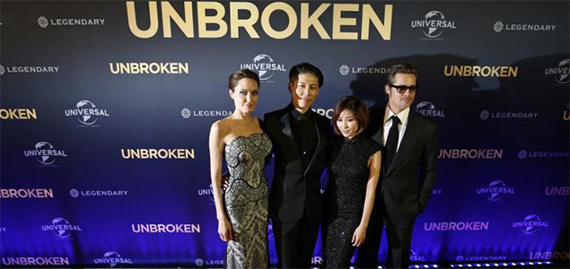 Angelina Jolie invited real life heroes to the premiere of her new film Unbroken