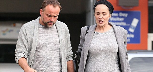 Sharon Stone indulges in PDA with new boyfriend David DeLuise