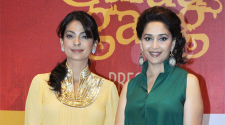 Madhuri, Juhi shares electric scenes in Gulaab Gang