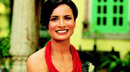 Adhuna Akhtar makes ramp debut, says its scary
