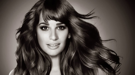 Lea Michele walks in her own skin in backyard