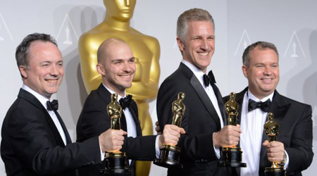 Gravity wins seven Oscars 