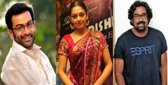 Shobhana joins Prithviraj and Biju Menon