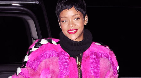 Rihanna flaunts funky style