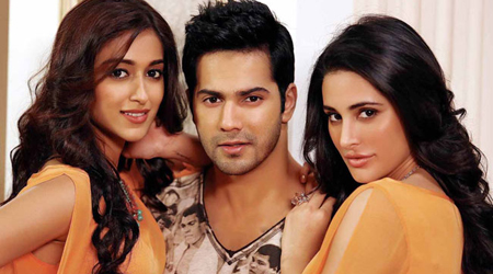 Varun Dhawan locks lips in Main Tera Hero