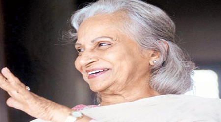 Nasreens book on Waheeda Rehman to be available soon