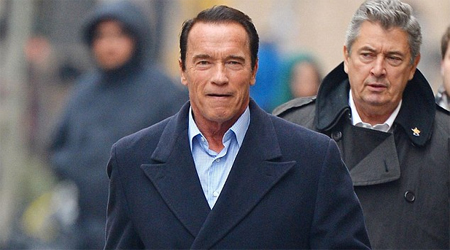 Arnold Schwarzenegger likes napping