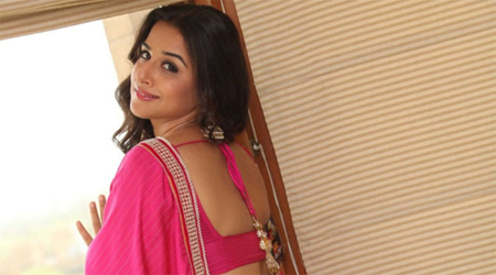 Australian designer creates sari for Vidya Balan