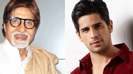 Sidharth walked the ramp with Big B, excited
