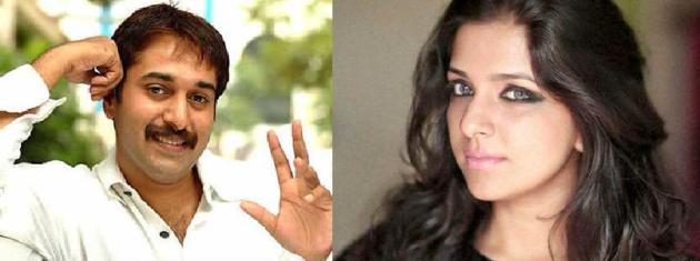Rahman and Aparna Nair in Blue
