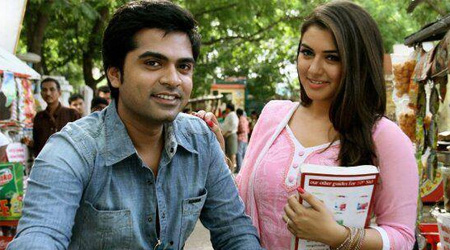 Simbu and Hansika shoot in Bangalore