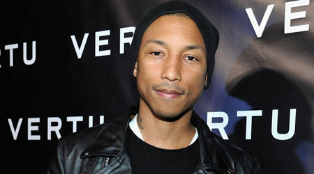 Pharrell Williams gets custom made cartoon socks!