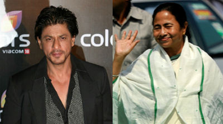 SRK enjoys fish fry with Mamata