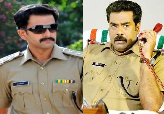 Prithviraj and Biju Menon as police officers