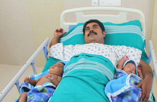 Suraj Venjarammoodu delivered twins