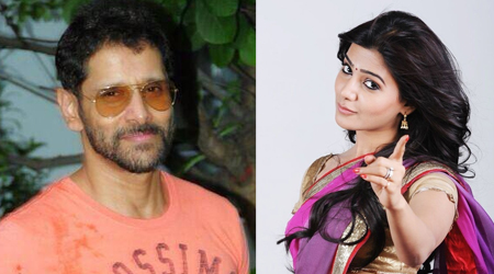 Vikram and Samantha shoot in Chennai