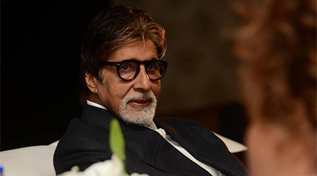 Big B shot stunts for TV show in body rig?