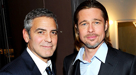 Brad Pitt to be George Clooneys best man