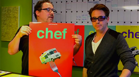 Robert Downey Jr. designed Chef posters