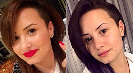 Demi Lovato dyes her hair purple, silver