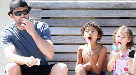 Every day is Fathers Day: Hugh Jackman