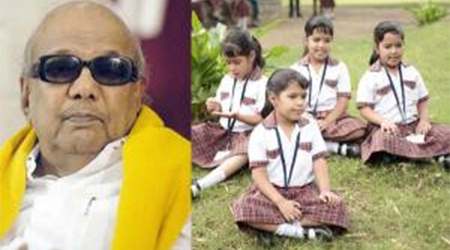 Karunanidhi rechristens quadruplet actors of Enna Sathama...