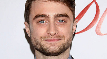 Daniel Radcliffes hands free dog walk