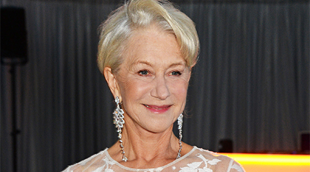 Helen Mirren cuts own hair