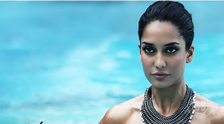 Lisa Haydon becomes bride for couture show