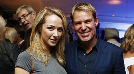 Shane Warne confirms dating Emily Scott