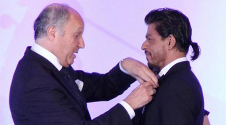 SRK conferred Frances highest honour