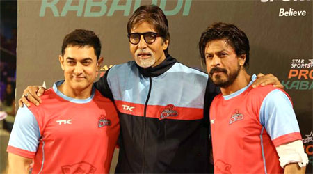 Kabaddi brings Aamir, Shah Rukh together
