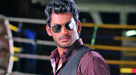 Actor Vishal complaints on piracy