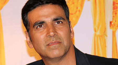 Akshay lip syncs to womans voice