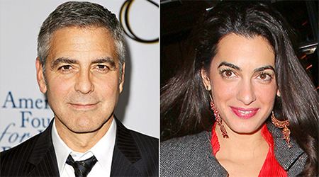 Clooneys ex happy for him, Alamuddin