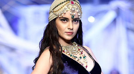 Kangana turns Shekhawati princess for Suneet Varmas bridal show