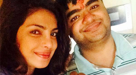 Post Rakhi celebration, Priyanka heads for social work