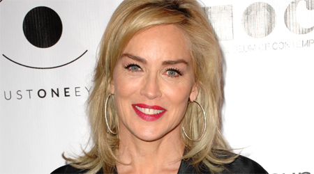 At 56, Sharon Stone goes brighter with colour orange