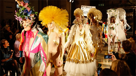 A show dedicated to hair at LFW
