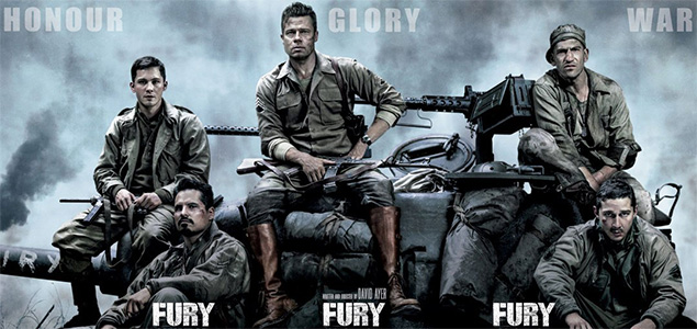 Brad Pitts Fury to release on October 31 in India