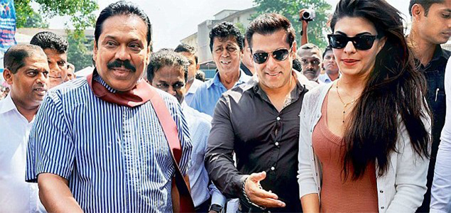 Tamils protest against Salman Khans campaigning for Sri Lankan president
