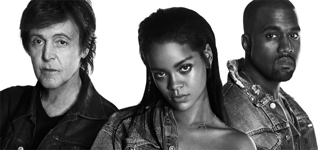 Rihanna unveils her new song, featuring Kanye West and Paul McCartney