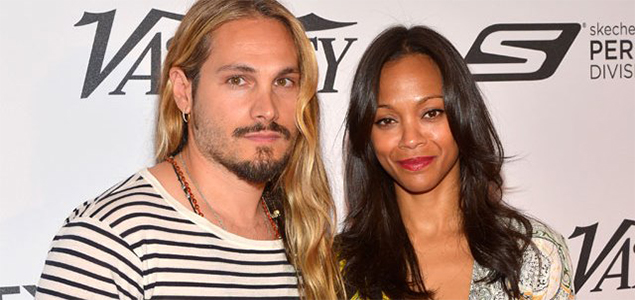 Zoe Saldana names her new born twins Cy and Howie