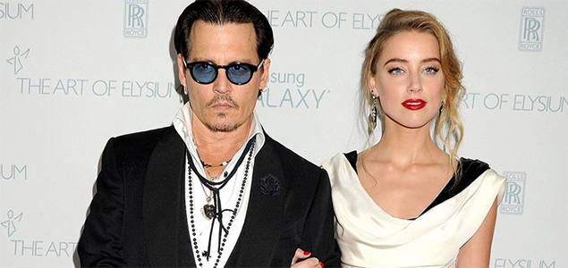 Johnny Depp plays a stolen car prank on wife Amber Heard