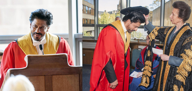 SRK gives Bollywood style gyan in Edinburgh