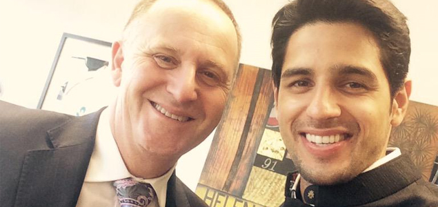 Sidharth Malhotras rendezvous with New Zealand PM